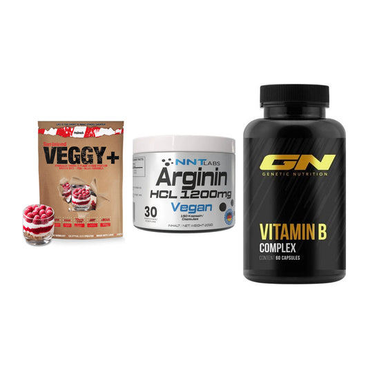 Pflanzliches Set: Sinob VEGGY + NNT Arginin HCL + GN Vitamin – alle enthaltenen Artikel