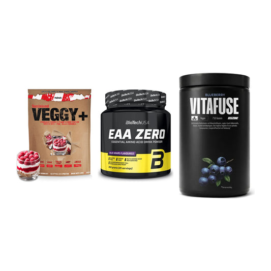 Pflanzliches Set: Sinob VEGGY + BioTech EAA + Big Zone – alle enthaltenen Artikel