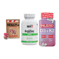 Pflanzliches Set: Sinob VEGGY + MST ArgiZinc + INLEAD Vitamin – alle enthaltenen Artikel