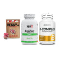 Pflanzliches Set: Sinob VEGGY + MST ArgiZinc + BioTech B – alle enthaltenen Artikel