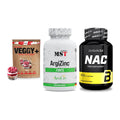 Pflanzliches Set: Sinob VEGGY + MST ArgiZinc + BioTech NAC – alle enthaltenen Artikel