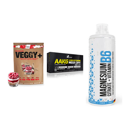 Pflanzliches Set: Sinob VEGGY + Olimp AAKG + MST Magnesium – alle enthaltenen Artikel