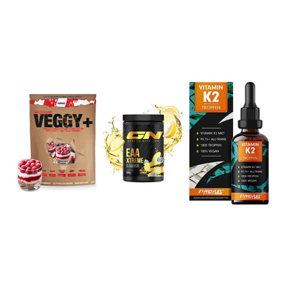 Pflanzliches Set: Sinob VEGGY + GN EAA Xtreme + ProFuel Vitamin – alle enthaltenen Artikel