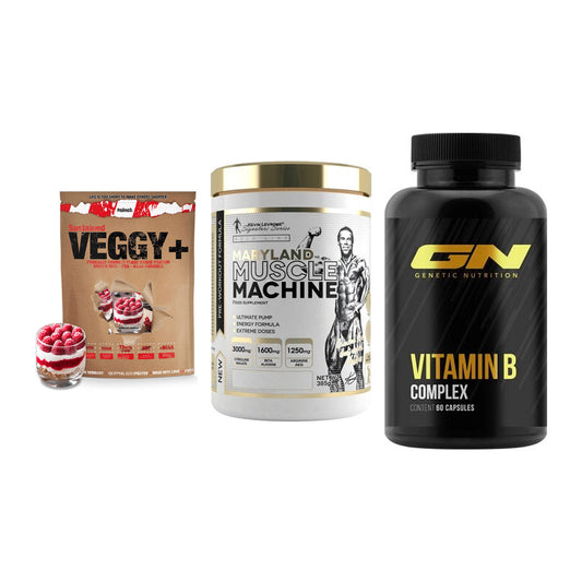 Pflanzliches Set: Sinob VEGGY + Kevin Levrone + GN Vitamin – alle enthaltenen Artikel