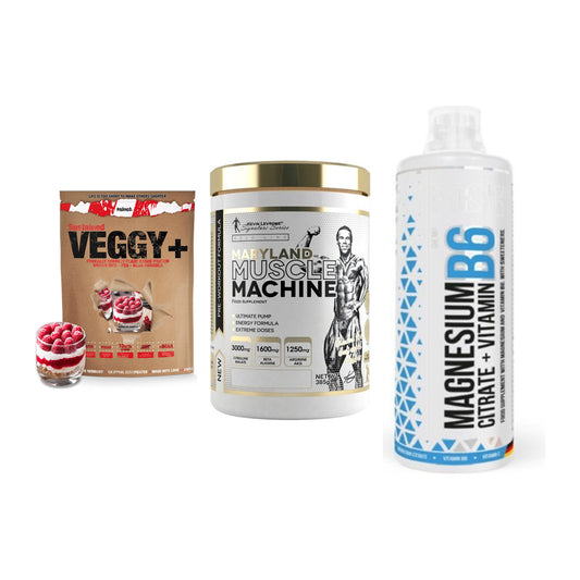 Pflanzliches Set: Sinob VEGGY + Kevin Levrone + MST Magnesium – alle enthaltenen Artikel