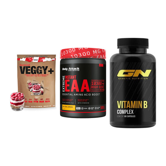 Pflanzliches Set: Sinob VEGGY + Body Attack + GN Vitamin – alle enthaltenen Artikel