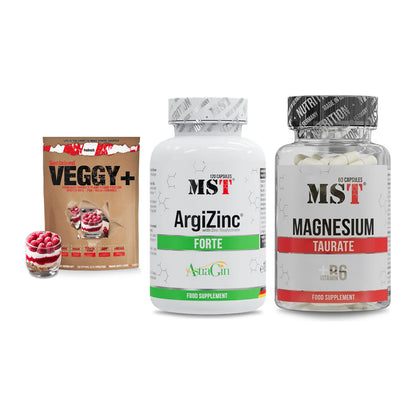 Pflanzliches Set: Sinob VEGGY + MST ArgiZinc + MST Magnesium – alle enthaltenen Artikel