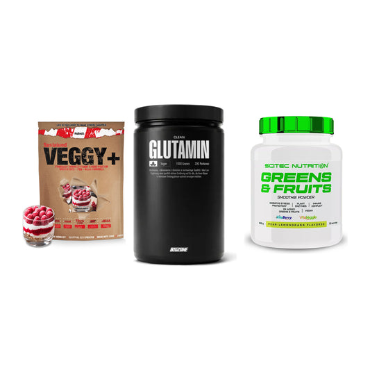 Pflanzliches Set: Sinob VEGGY + Big Zone + Scitec Greens – alle enthaltenen Artikel