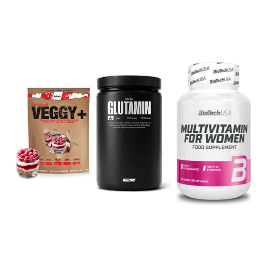 Pflanzliches Set: Sinob VEGGY + Big Zone + BioTech Multivi – alle enthaltenen Artikel