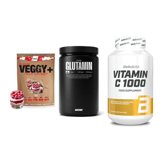 Pflanzliches Set: Sinob VEGGY + Big Zone + BioTech Vitamin – alle enthaltenen Artikel