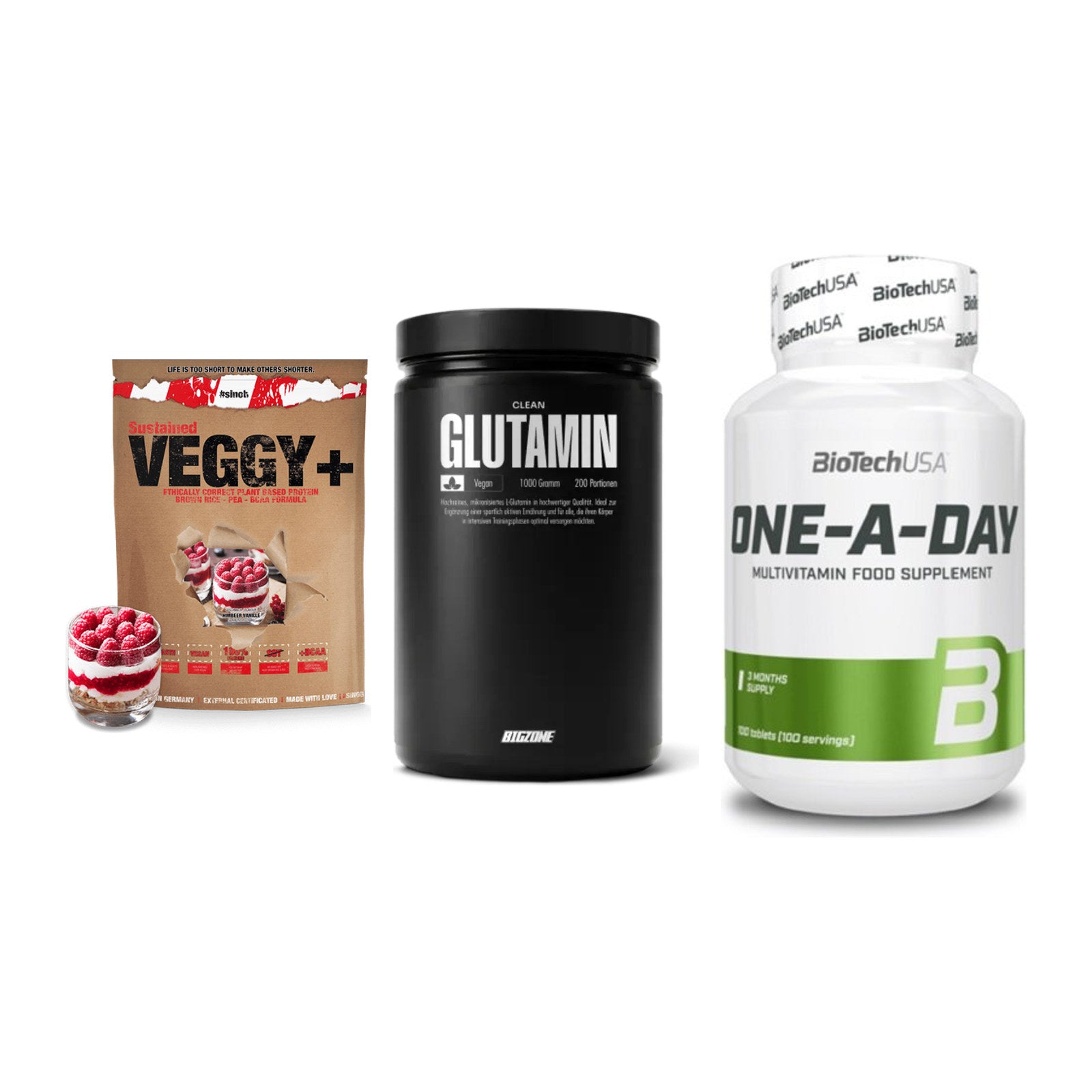 Pflanzliches Set: Sinob VEGGY + Big Zone + BioTech One A – alle enthaltenen Artikel