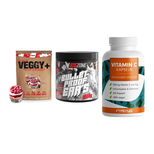 Pflanzliches Set: Sinob VEGGY + Big Zone + ProFuel Vitamin – alle enthaltenen Artikel