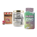 Pflanzliches Set: Sinob VEGGY + Kevin Levrone + INLEAD Zink – alle enthaltenen Artikel