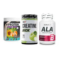 Pflanzliches Set: ProFuel V-Prote + MST Creatine + BioTech ALA – alle enthaltenen Artikel