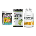 Pflanzliches Set: ProFuel V-Prote + MST Creatine + BioTech B – alle enthaltenen Artikel
