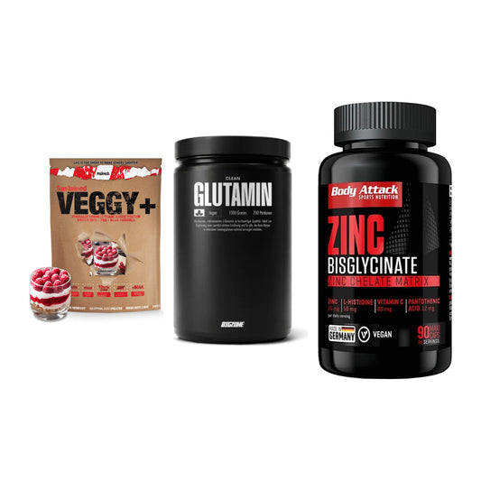 Pflanzliches Set: Sinob VEGGY + Big Zone + Body Attack – alle enthaltenen Artikel