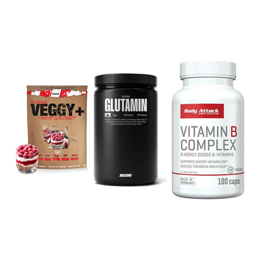 Pflanzliches Set: Sinob VEGGY + Big Zone + Body Attack – alle enthaltenen Artikel