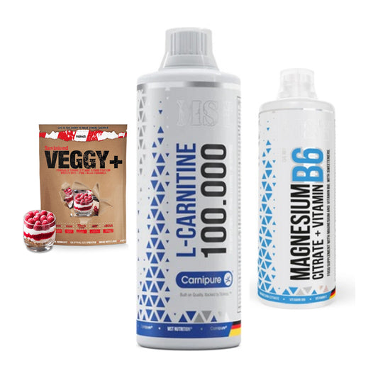 Pflanzliches Set: Sinob VEGGY + MST L-Carnitine + MST Magnesium – alle enthaltenen Artikel