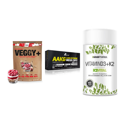 Pflanzliches Set: Sinob VEGGY + Olimp AAKG + Sinob Vitamin – alle enthaltenen Artikel