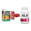 Pflanzliches Set: ProFuel V-Prote + Activlab BCAA + BioTech ALA – alle enthaltenen Artikel