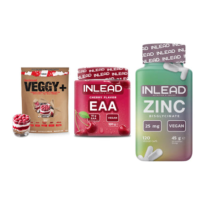 Pflanzliches Set: Sinob VEGGY + INLEAD EAA + INLEAD Zink – alle enthaltenen Artikel