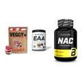 Pflanzliches Set: Sinob VEGGY + VEGAN PROTEIN + NNT EAA + BioTech NAC – alle enthaltenen Artikel