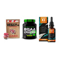 Pflanzliches Set: Sinob VEGGY + Scitec BCAA + ProFuel Vitamin – alle enthaltenen Artikel