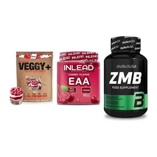 Pflanzliches Set: Sinob VEGGY + INLEAD EAA + BioTech ZMB – alle enthaltenen Artikel