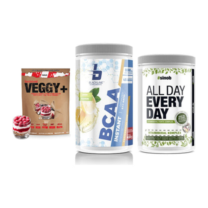Pflanzliches Set: Sinob VEGGY + Blackline + Sinob All Day – alle enthaltenen Artikel