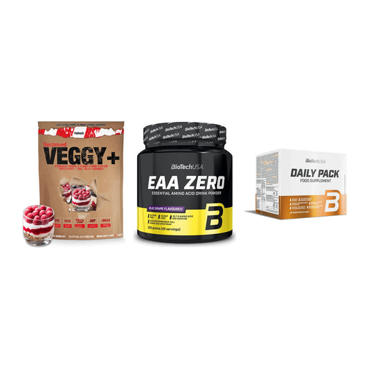 Pflanzliches Set: Sinob VEGGY + BioTech EAA + BioTech Daily – alle enthaltenen Artikel