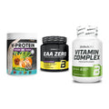 Pflanzliches Set: ProFuel V-Prote + BioTech EAA + BioTech Vitamin – alle enthaltenen Artikel
