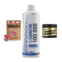 Pflanzliches Set: Sinob VEGGY + MST L-Carnitine + Peak Resveratro