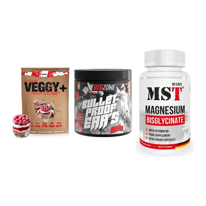 Pflanzliches Set: Sinob VEGGY + Big Zone + MST Magnesium – alle enthaltenen Artikel