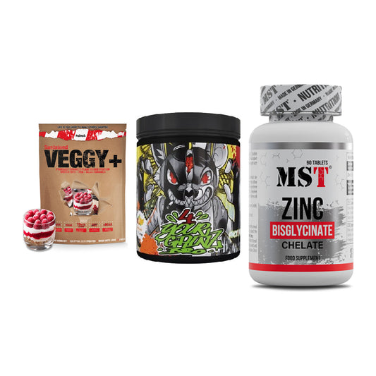 Pflanzliches Set: Sinob VEGGY + BPS-Pharma + MST Zinc – alle enthaltenen Artikel