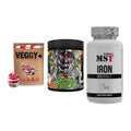 Pflanzliches Set: Sinob VEGGY + BPS-Pharma + MST Iron – alle enthaltenen Artikel