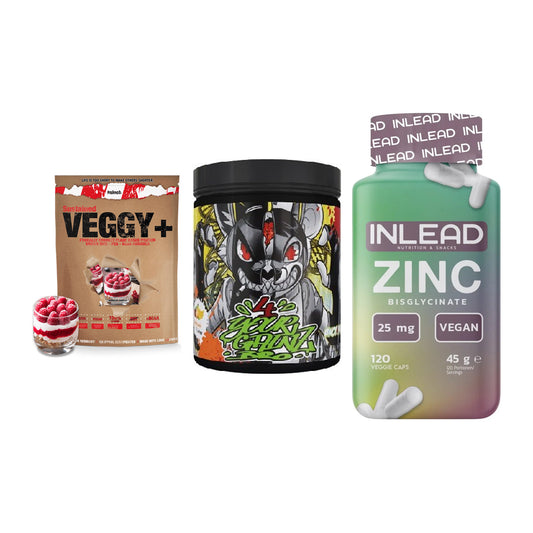 Pflanzliches Set: Sinob VEGGY + BPS-Pharma + INLEAD Zink – alle enthaltenen Artikel