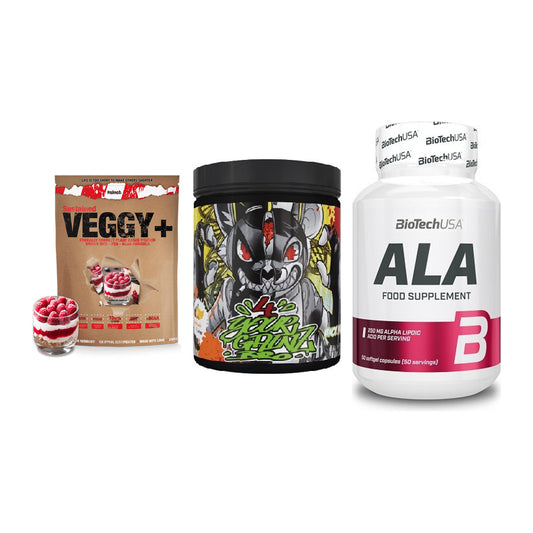 Pflanzliches Set: Sinob VEGGY + BPS-Pharma + BioTech ALA – alle enthaltenen Artikel