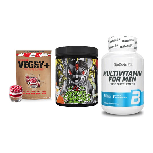 Pflanzliches Set: Sinob VEGGY + BPS-Pharma + BioTech Multivi – alle enthaltenen Artikel