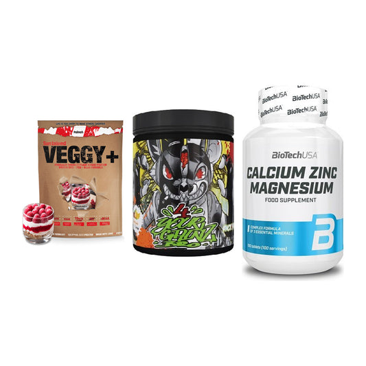 Pflanzliches Set: Sinob VEGGY + BPS-Pharma + BioTech Calcium – alle enthaltenen Artikel