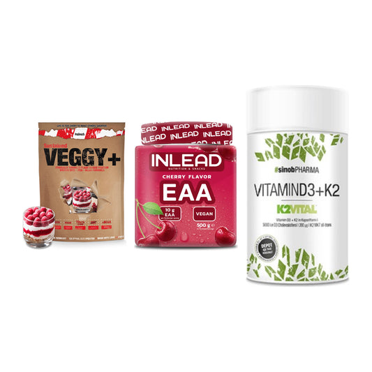 Pflanzliches Set: Sinob VEGGY + INLEAD EAA + Sinob Vitamin – alle enthaltenen Artikel
