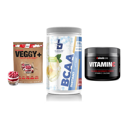 Pflanzliches Set: Sinob VEGGY + Blackline + Sinob Vitamin C – alle enthaltenen Artikel