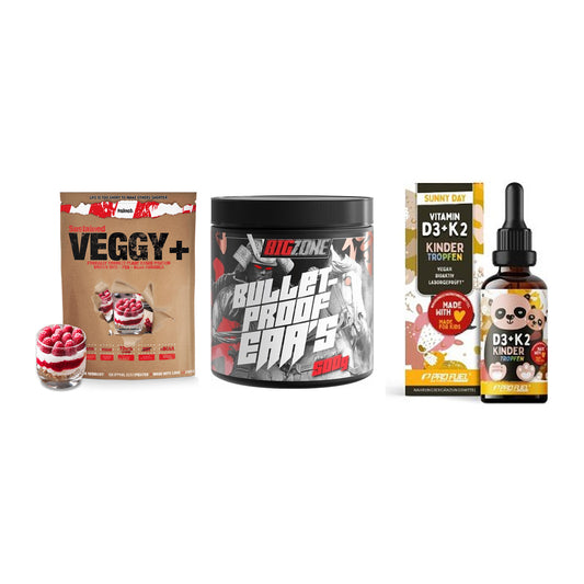 Pflanzliches Set: Sinob VEGGY + Big Zone + ProFuel VITAMIN – alle enthaltenen Artikel