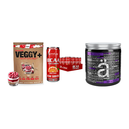 Pflanzliches Set: Sinob VEGGY + Activlab BCAA + Nanosupps Hype – alle enthaltenen Artikel