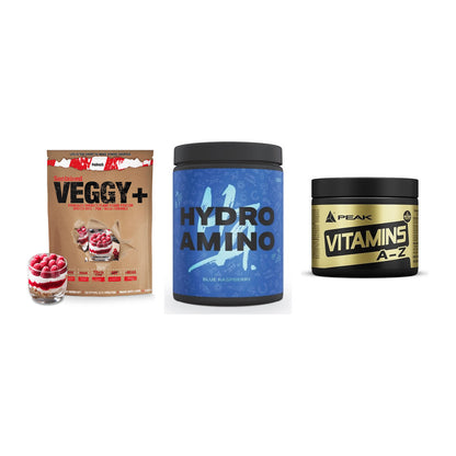 Pflanzliches Set: Sinob VEGGY + Nanosupps Hydro + Peak Vitamin – alle enthaltenen Artikel