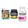 Pflanzliches Set: ProFuel V-Prote + BioTech EAA + BioTech Multivi – alle enthaltenen Artikel