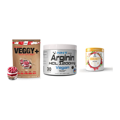 Pflanzliches Set: Sinob VEGGY + NNT Arginin HCL + FA Nutrition – alle enthaltenen Artikel