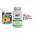 Pflanzliches Set: ProFuel V-Prote + MST ArgiZinc + Olimp Vita-Min – alle enthaltenen Artikel