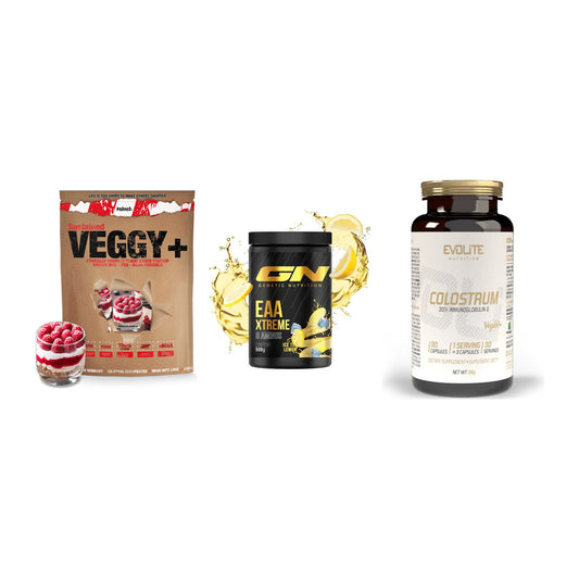 Pflanzliches Set: Sinob VEGGY + GN EAA Xtreme + Evolite Nutriti – alle enthaltenen Artikel