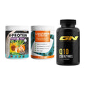 Pflanzliches Set: ProFuel V-Prote + ProFuel Glutami + GN Q10 Health – alle enthaltenen Artikel