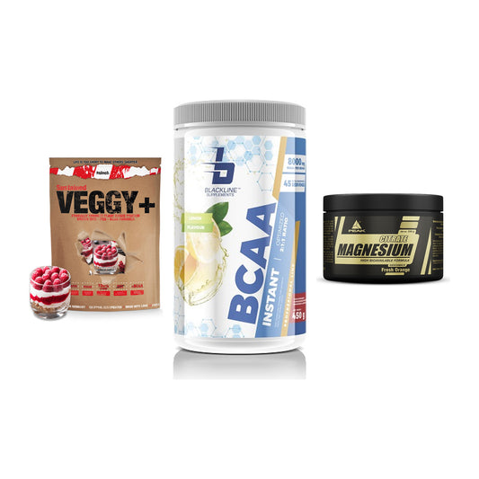 Pflanzliches Set: Sinob VEGGY + Blackline + Peak Magnesium – alle enthaltenen Artikel